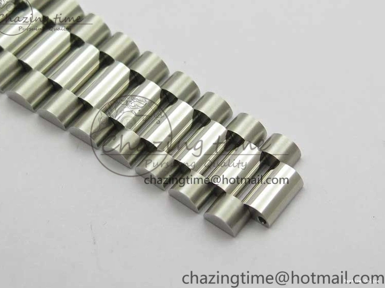 0417 Day Date 40mm SS BP Maker Best Edition Diamond Bezel Blue Dial Arabic Markers On SS Bracelet A Lightweight 2883